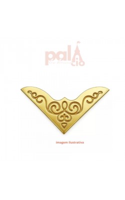 CANTONEIRA PARA BOLSA 3CM C/ 4 DOURADO