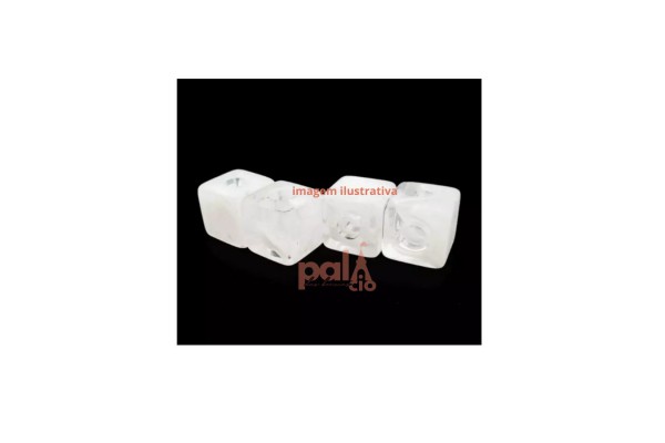 PONTEIRA ACRILICO BRANCO 19X25MM C/ 4PC PONTEIRA ACRILICO BRANCO 19X25MM C/ 4PC