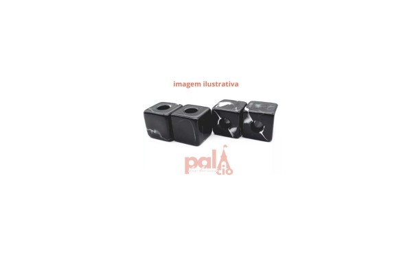 PONTEIRO ACRILICO 19MM PRETO C/4 PC PONTEIRO ACRILICO 19MM PRETO C/4 PC