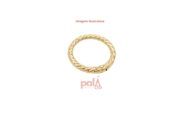 ARGOLA ARTICULADA DOURADA 40MM C/ 2PC ARGOLA ARTICULADA DOURADA 40MM C/ 2PC