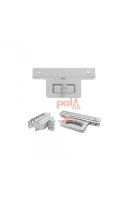 FECHO BOLSA 6,4X3CM PRATA