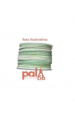 CORDAO MULTICOLOR VERDE 3MM 50M