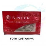 AGULHA SINGER PARA MAQUINA DE COSTURA 18 COM 10 UNIDADES