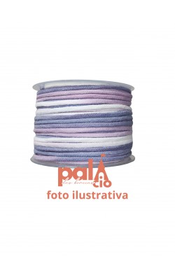 CORDAO MULTICOLOR LILAS 3MM 50M