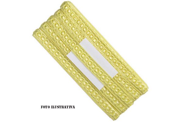 PASSAMANARIA SAO JOSE 13MM REF 7040 AMARELO BB COM 10M