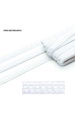 PASSAMANARIA SAO JOSE 13MM REF 7040 BRANCO COM 10M