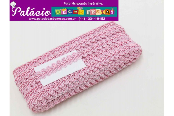 PASSAMANARIA LARG 13MM C/ 10MT ROSA BEBE