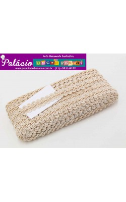 PASSAMANARIA SAO JOSE LARG 13MM COM 10MT BEGE