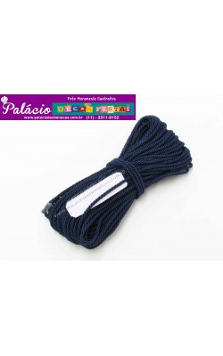 CORDAO DE SAO FRANCISCO SAO JOSE COM 20 MTS FINO AZUL MARINHO 