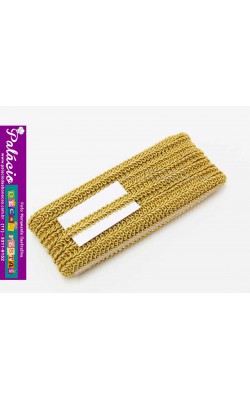 PASSAMANARIA SAO JOSE LARG 9MM C/ 10MT OURO 