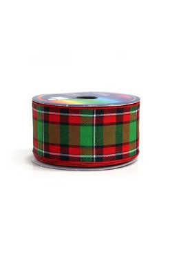 FITA XADREZ NAJAR 10 METROS 25MM VERMELHO E VERDE