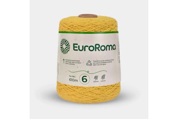 BARBANTE EUROROMA COLORIDO 4/6 600G 610M OURO