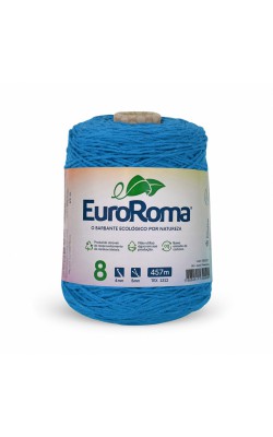 BARBANTE EUROROMA COLORIDO 4/8 600G 457M AZUL PISCINA