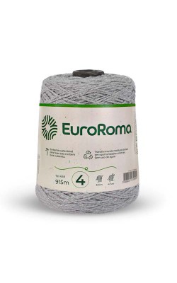 BARBANTE EUROROMA COLORIDO 4/4 600G 915 M CINZA
