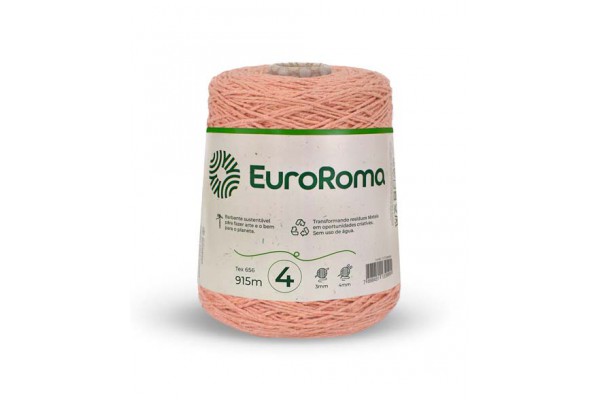 BARBANTE EUROROMA COLORIDO 4/4 600G 915 M SALMAO