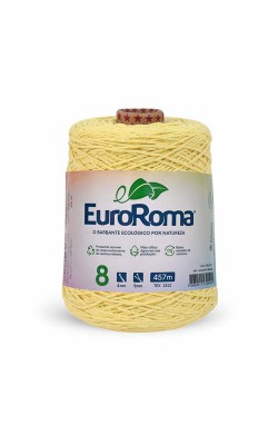 BARBANTE EUROROMA COLORIDO 4/8 600G 457M AMARELO BEBE