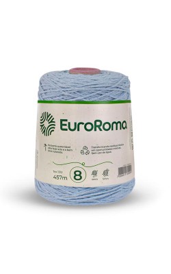 BARBANTE EUROROMA COLORIDO 4/8 600G 457M  AZUL BEBE