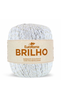 BARBANTE EUROROMA BRILHO OURO 4/6 400G 406M BRANCO