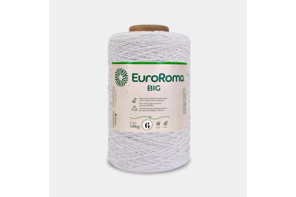 BARBANTE COLORIDO BIG EUROROMA 4/6 1800KG BRANCO