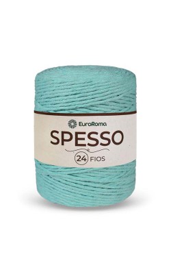 BARBANTE EUROROMA SPESSO 24 FIOS 1KG VERDE AGUA CLARO
