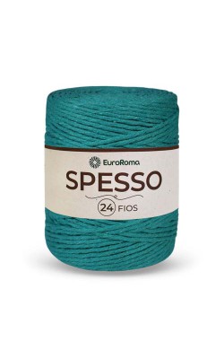 BARBANTE EUROROMA SPESSO 24 FIOS 1KG VERDE AGUA ESCURO