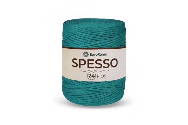 BARBANTE EUROROMA SPESSO 24 FIOS 1KG VERDE AGUA ESCURO