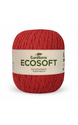 BARBANTE ECOSOFT EUROROMA N6 8/12 452M VERMELHO