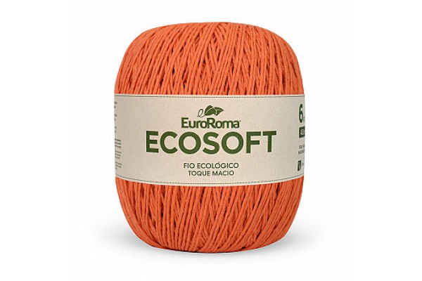 BARBANTE ECOSOFT EUROROMA N6 8/12 452M LARANJA