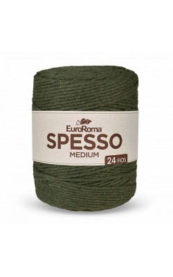BARBANTE EUROROMA SPESSO 24 FIOS 1KG VERDE MILITAR