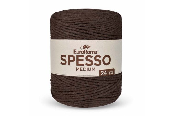 BARBANTE EUROROMA SPESSO 24 FIOS 1KG MARROM