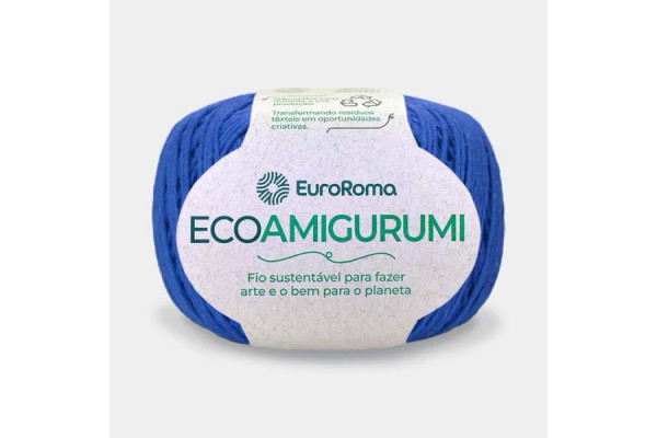 LINHA ECOAMIGURUMI EUROROMA 160G AZUL ROYAL