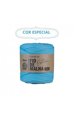 FIO DE MALHA EXTRA PREMIUM FISCHER 25MM ESPECIAL TURQUESA