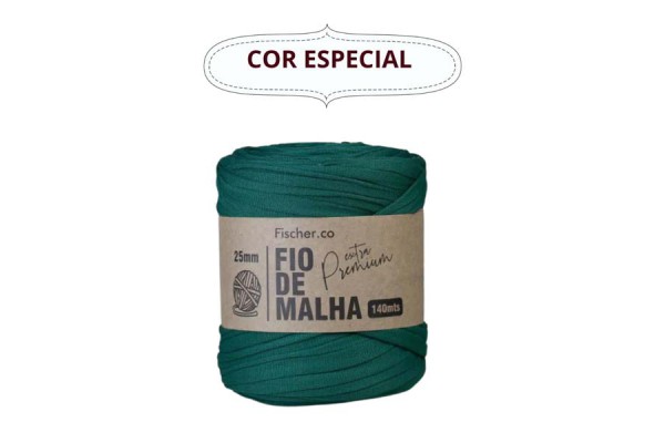 FIO DE MALHA EXTRA PREMIUM FISCHER 25MM ESPECIAL ESMERALDA