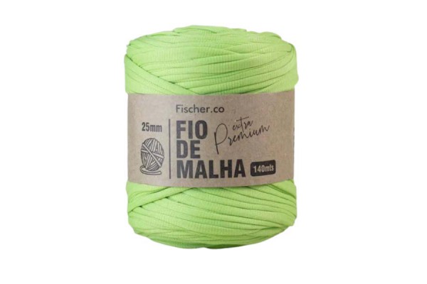 FIO DE MALHA EXTRA PREMIUM FISCHER 25MM VERDE TROPICAL