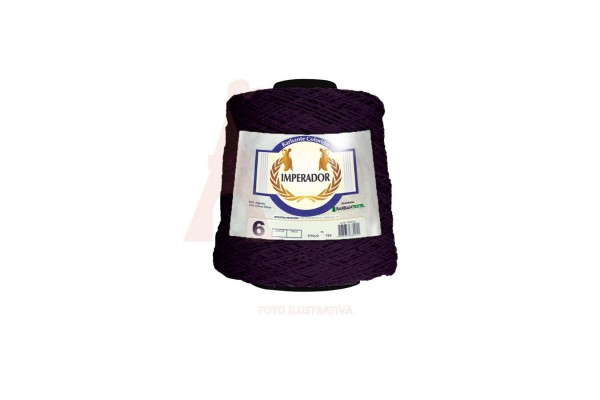 BARBANTE COLORIDO IMPERADOR 4/6 ROXO