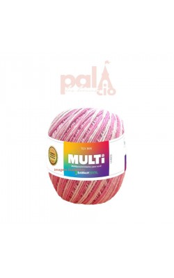 NOVELO MULTI 4/6 200G BRANCO ROSA