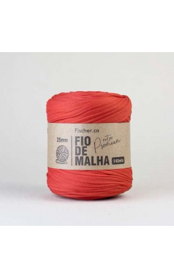 FIO DE MALHA EXTRA PREMIUM FISCHER 25MM VERMELHO
