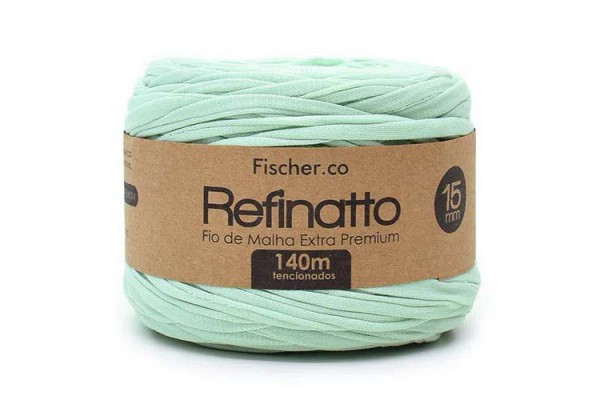 FIO DE MALHA REFINATTO FISCHER 15MM VERDE HORTELA