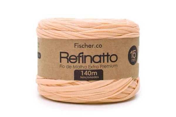 FIO DE MALHA REFINATTO FISCHER 15MM SALMAO