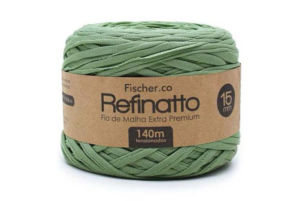 FIO DE MALHA REFINATTO FISCHER 15MM EUCALIPTO