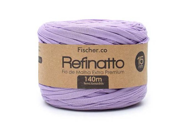 FIO DE MALHA REFINATTO FISCHER 15MM LAVANDA