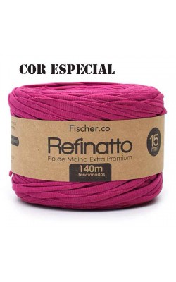 FIO DE MALHA REFINATTO FISCHER 15MM ESPECIAL FUCSIA