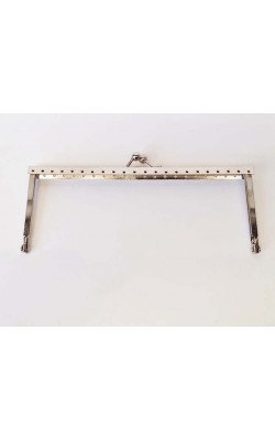 FECHO DE METAL DA VOVO COM FURO PARA COSTURA NIQUELADA