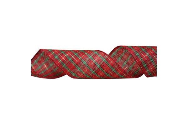 FITA DE NATAL ARAMADA 63MM X 9,14M