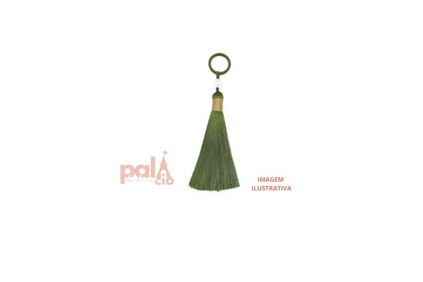 PINGENTE TASSEL 15CM VERDE BANDEIRA PINGENTE TASSEL 15CM VERDE BANDEIRA