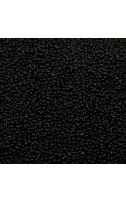 MICANGUINHA DE VIDRO 6MM PRETA COM 25GR