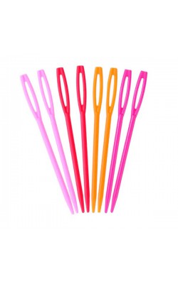 KIT DE AGULHA PLASTICA PARA BORDAR COM 10 UNIDADES