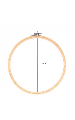 BASTIDOR COM TARRACHA PARA BORDADO 23CM