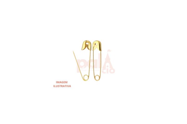 ALFINETE DE SEGURANCA 1 COM 100 PECAS