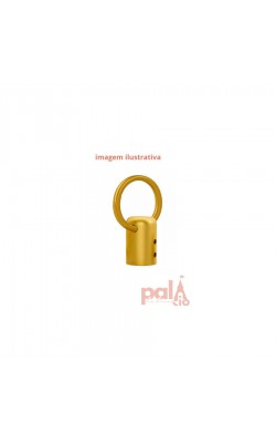 PORTA ALCA C/ ARGOLA DOURADA C/ 2PC 